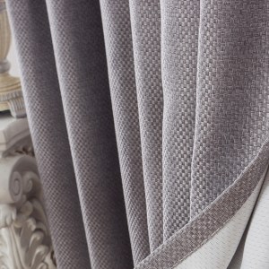 Royale Grey Linen Style Curtain 4