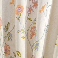 Fragrance Blue Branch Embroidered Curtain 3