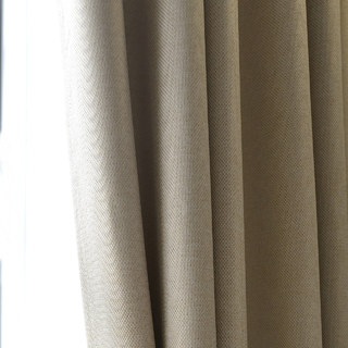 Sleek City Cream Blackout Curtain 7