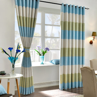 The Breezy Stripes Curtain 1