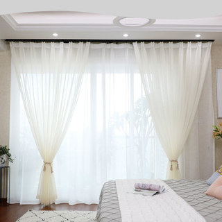 Luxe White Sheer Voile Curtain 2