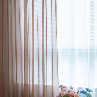 Luxe Coffee Sheer Voile Curtain 3
