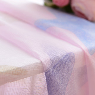 Starfish Baby Pink Sheer Voile Curtain 5