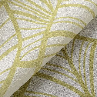 Lush Palm Tree Paradise Green Semi Sheer Voile Curtain 4