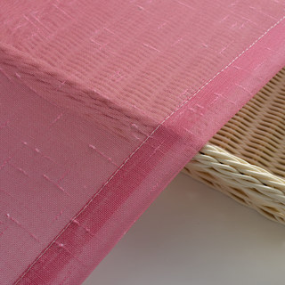 The Perfect Blend Ombre Pink Textured Sheer Voile Curtain 9