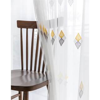 Tri-Diamond Windsor Sheer Voile Curtain 3