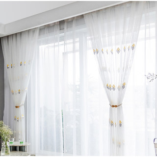 Tri-Diamond Windsor Sheer Voile Curtain 7