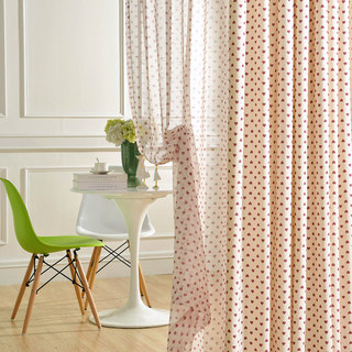 Queen of Hearts Semi Sheer Voile Curtain 2