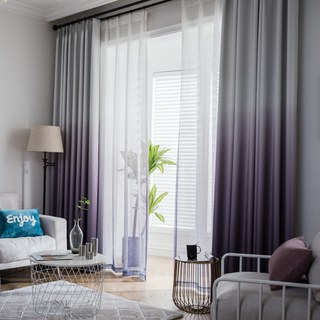 The Perfect Blend Ombre Purple Curtain 1