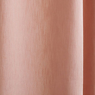 Tuscan Sun Coral Dusky Pink Textured Striped Heavy Semi Sheer Curtain 4