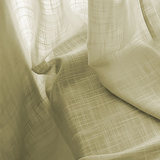 Cotton Club Pure Cotton Cream Semi Sheer Voile Curtain 3