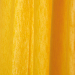 Tuscan Sun Bright Yellow Textured Striped Heavy Semi Sheer Curtain 2