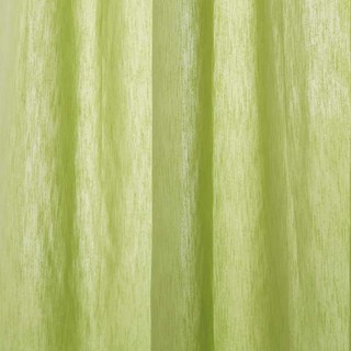 Tuscan Sun Olive Green Textured Striped Heavy Semi Sheer Curtain 3