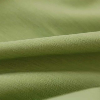 Tuscan Sun Olive Green Textured Striped Heavy Semi Sheer Curtain 8