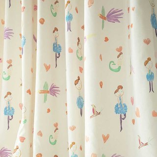 Dancing With The Mermaids Print Curtain