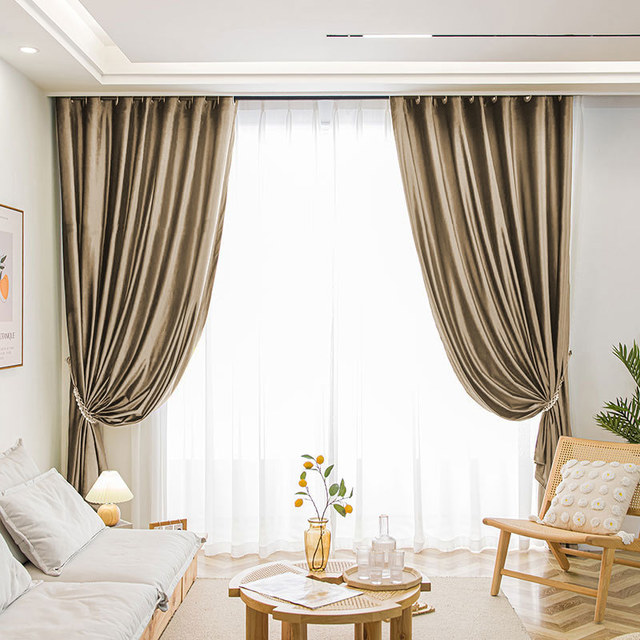 cream velvet curtains