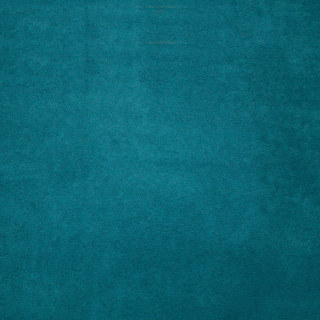 Velvety Faux Suede Teal Blue Curtain 6
