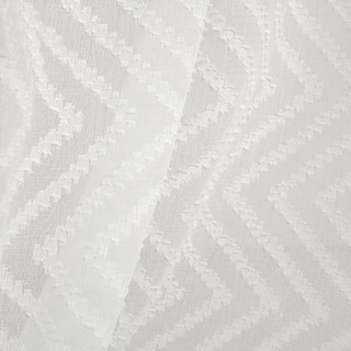Echo Vertical Wave Patterned Ivory White Voile Curtain 3