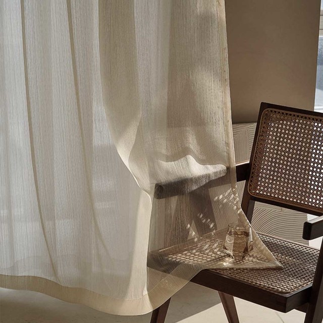 Taupe shop voile curtains