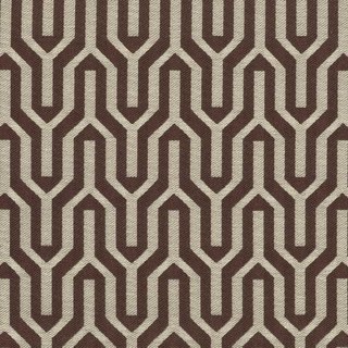 Spanish Trellis Jacquard Double Sided Cream Brown Geometric Curtain 8