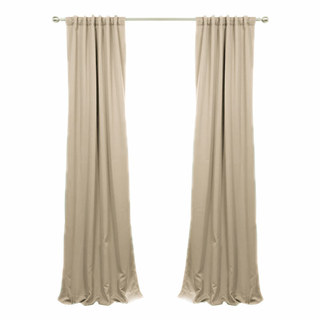 Clair de Lune Champagne Cream Silky Satin Curtain 3