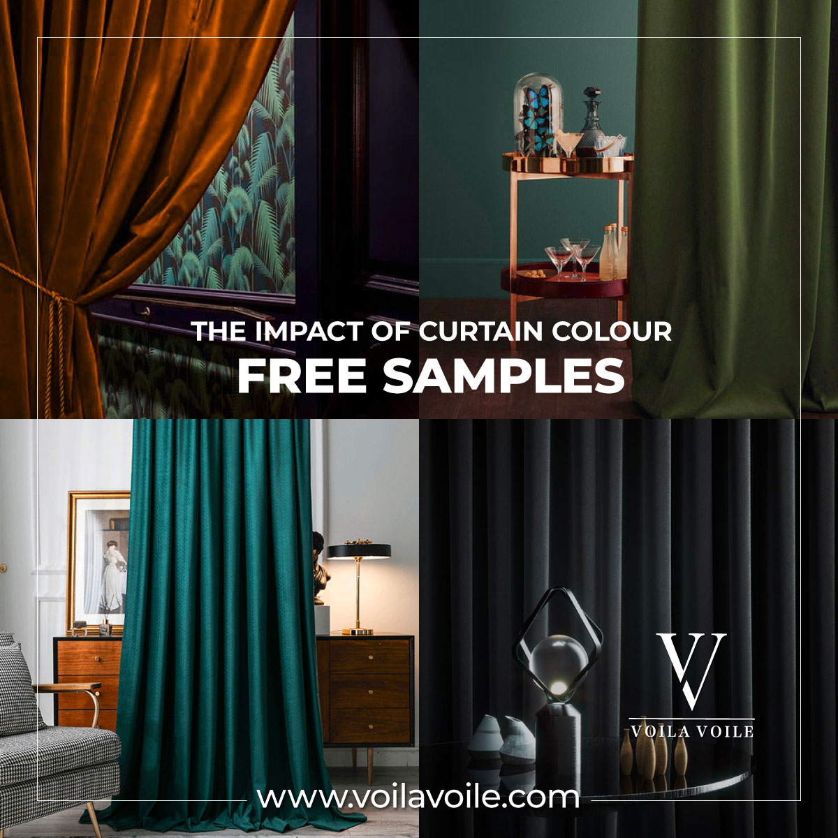 The Impact of Velvet Curtain Colour on Your Home's Aesthetics