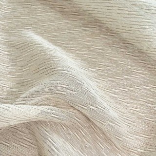 Whisper Wave Shimmering Cream Mesh Net Voile Curtains 2