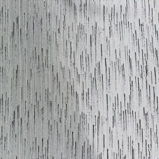 Silver Stream Cream Curtain with Shimmering Metallic Stripes 4