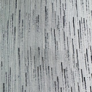 Silver Stream Cream Curtain with Shimmering Metallic Stripes