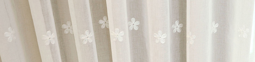 Lined Voile Voile Curtain