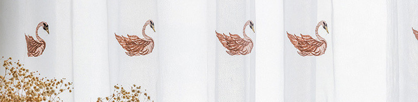 Bird Voile Curtain