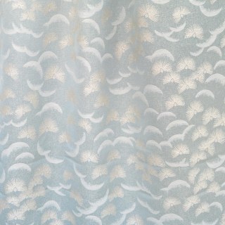 Fluttering Fanburst Art Deco Geometric Pastel Sage Duck Egg Green Curtains