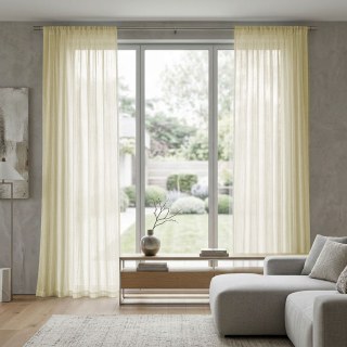 Silk Waterfall Cream Chiffon Voile Curtain 3