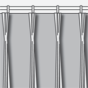 Triple Pleat Curtain Heading