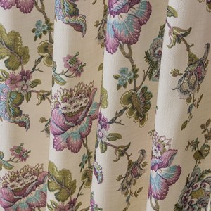 Afternoon Dream in Green and Purple Curtain 1