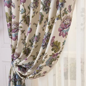 Afternoon Dream in Green and Purple Curtain 6