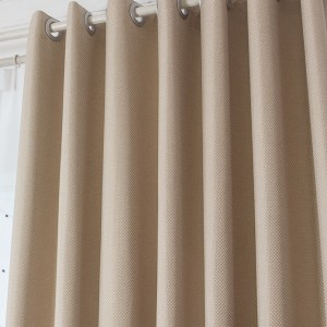 Royale Cream Basketweave Linen Style Curtain Drapes