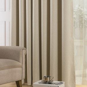 Gainsborough Beige Linen Style Curtain 4
