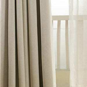 Gainsborough Beige Linen Style Curtain 6