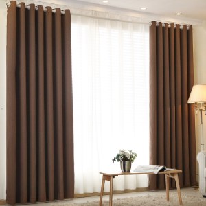 Gainsborough Coffee Linen Style Curtain 1