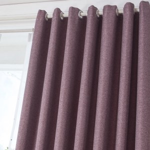 Royale Heather Purple Linen Style Mauve Curtain 4