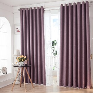 Royale Heather Purple Linen Style Mauve Curtain 5