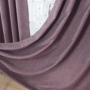Royale Heather Purple Linen Style Mauve Curtain 3