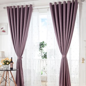 Royale Heather Purple Linen Style Mauve Curtain 6