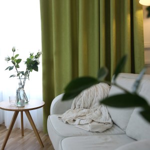 Unique Rustic Glen Green Curtain Del 4
