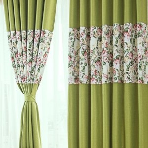 Unique Rustic Glen Green Curtain Del 6