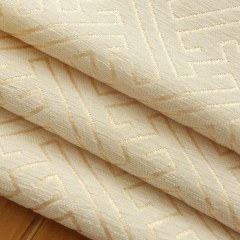 Creek Key Cream Embroidered Curtain 8