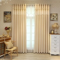 Creek Key Cream Embroidered Curtain 4