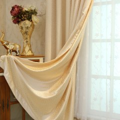 Creek Key Cream Embroidered Curtain 6