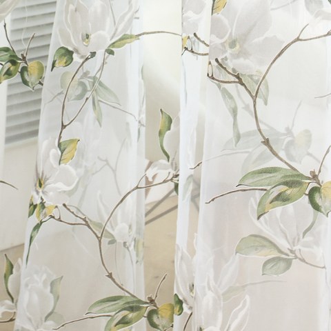 sheer voile curtains